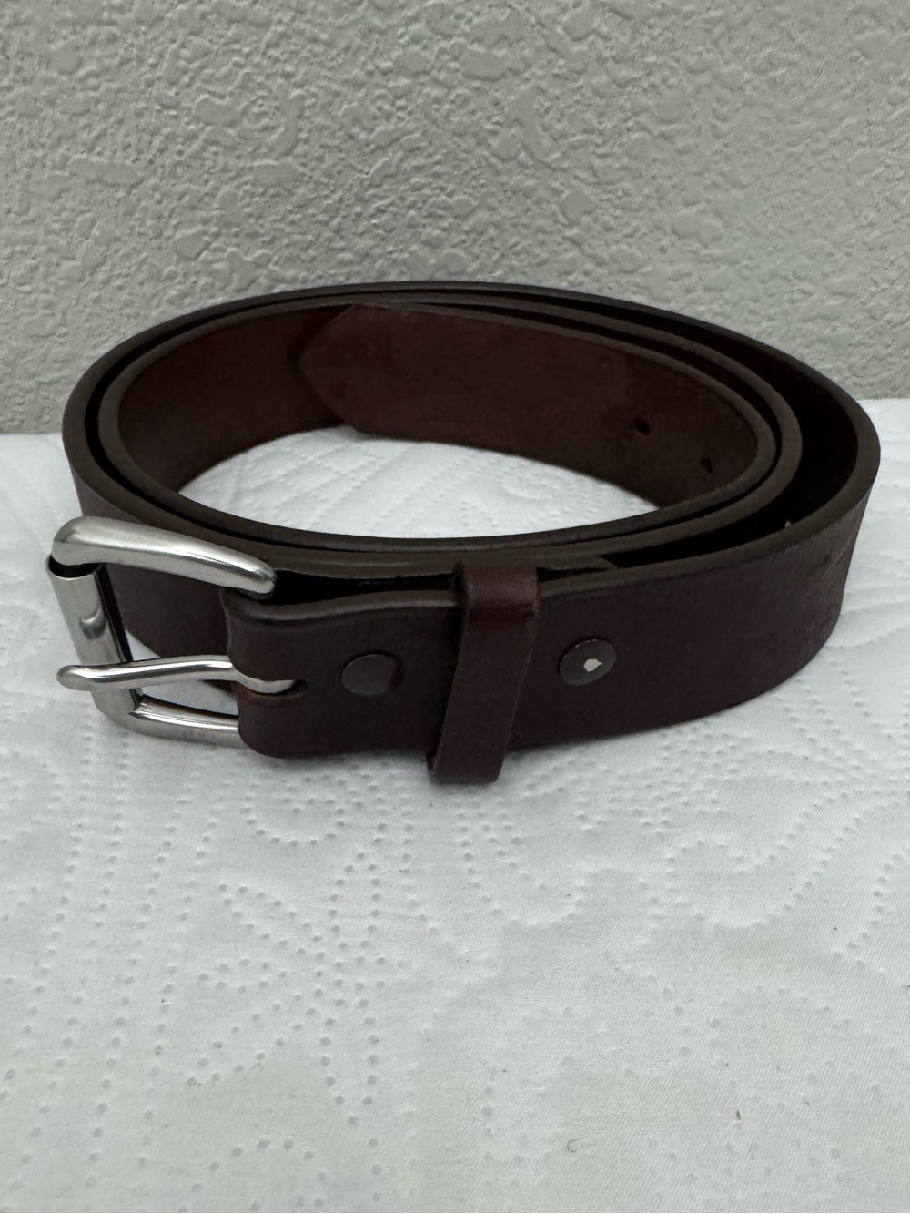 Gingerich Men's Brown Leather Belt Size 42